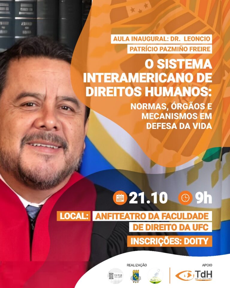 Aula Inaugural sobre o Sistema Interamericano de Direitos Humanos ...